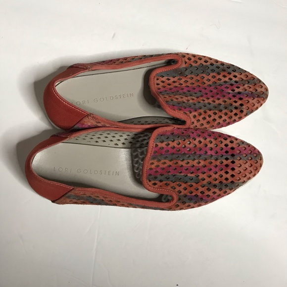 Lori Goldstein laser cut slip on loafers flats - Picture 8 of 12